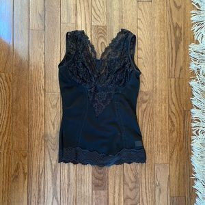 Sexy Black Lace Spanx Top
